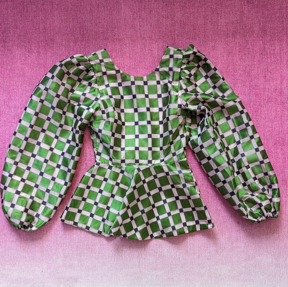 Stine Goya Lilac & Green Gara Top